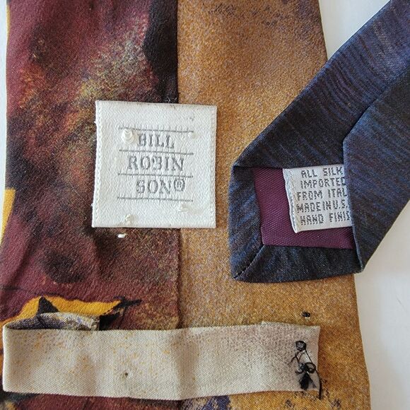 Bill Robinson Tie British Ship of the Line Classic - All Silk - Picture 4 of 4